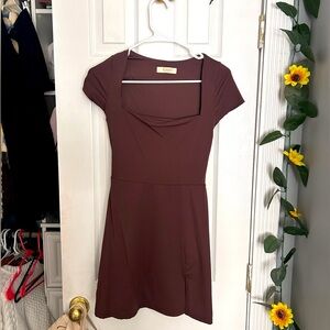 Brown dress